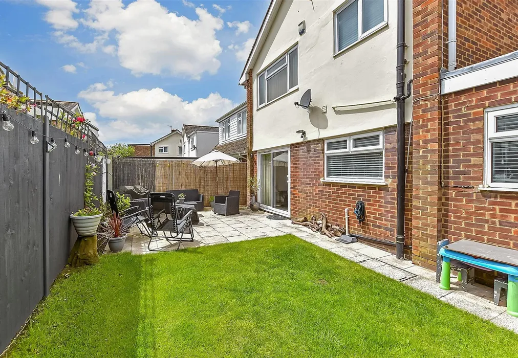 Rear Garden - Pay Street, Densole, Folkestone, Kent - Wards of Kent