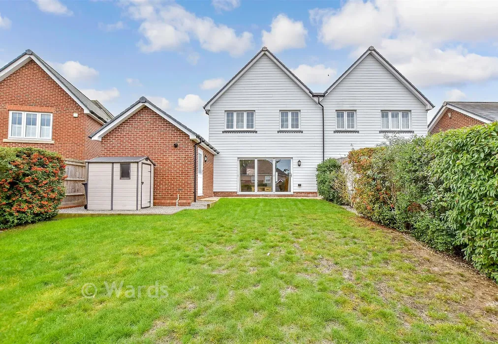 Rear Elevation - Greensand Meadow, Sutton Valence, Maidstone, Kent - Wards of Kent
