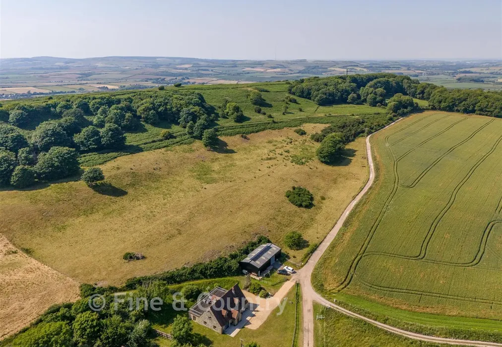 Aerial Front (Original) - Whitwell, Ventnor, Isle of Wight - Wards of Kent