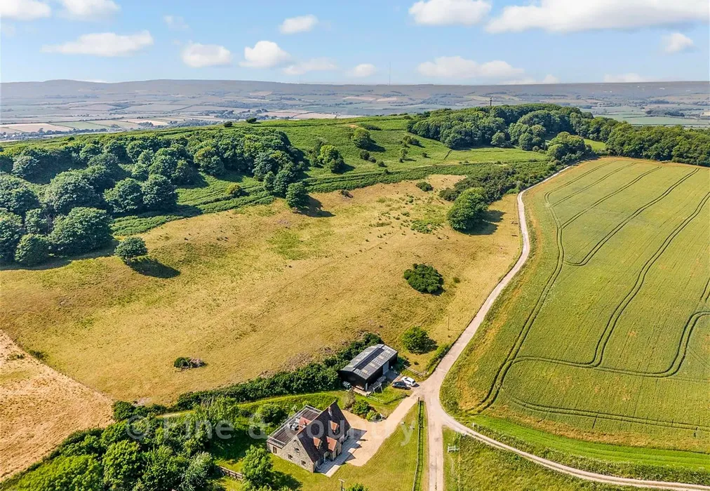 Aerial Front - Whitwell, Ventnor, Isle of Wight - Wards of Kent