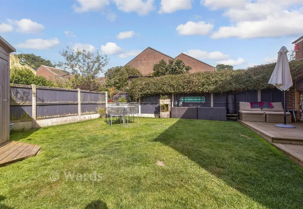 Rear Garden - The Cloisters, Ramsgate, Kent - Wards of Kent