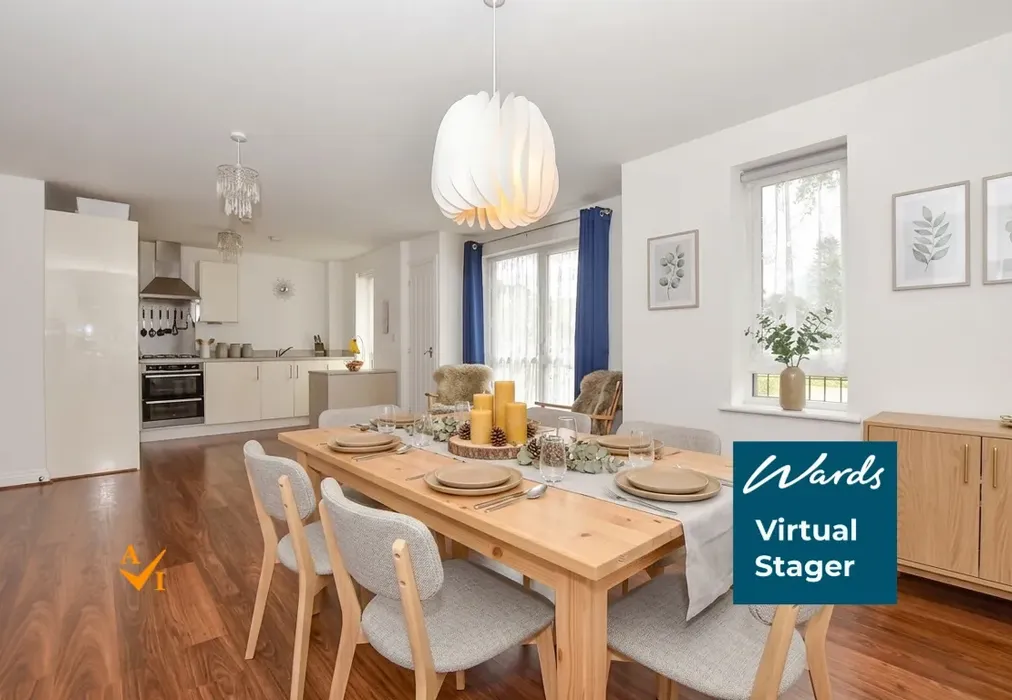 Kitchen/Lounge/Diner (Nordic style) - Wills Crescent, West Malling, Kent - Wards of Kent