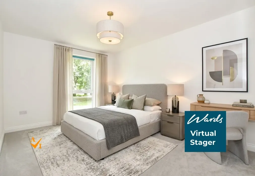 Bedroom 1 (Contemporary style) - Wills Crescent, West Malling, Kent - Wards of Kent