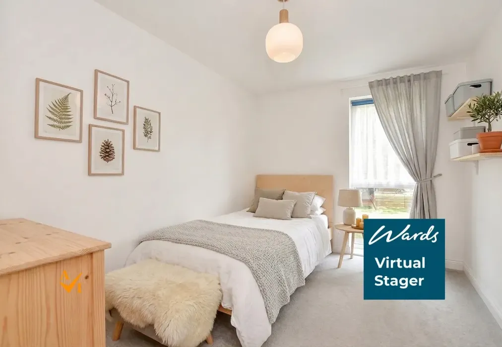 Bedroom 2 (Nordic style) - Wills Crescent, West Malling, Kent - Wards of Kent