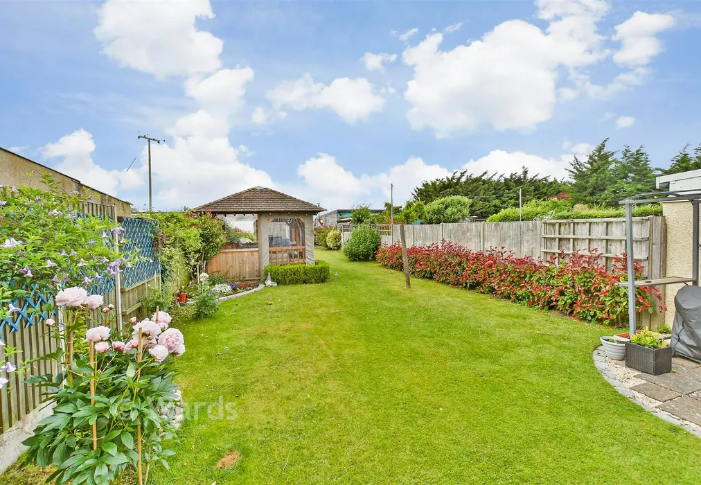 Rear Garden - Hempstead Lane, Bapchild, Sittingbourne, Kent - Wards of Kent