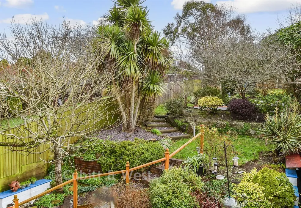 Rear Garden - Falmer Gardens, Woodingdean, Brighton, East Sussex - Wards of Kent