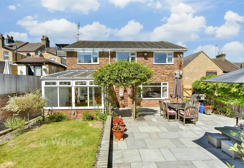 Rear Elevation - Robin Hood Lane, Walderslade, Chatham, Kent - Wards of Kent