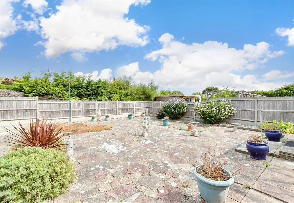 Rear Garden - Northdown Road, Cliftonville, Margate, Kent - Wards of Kent