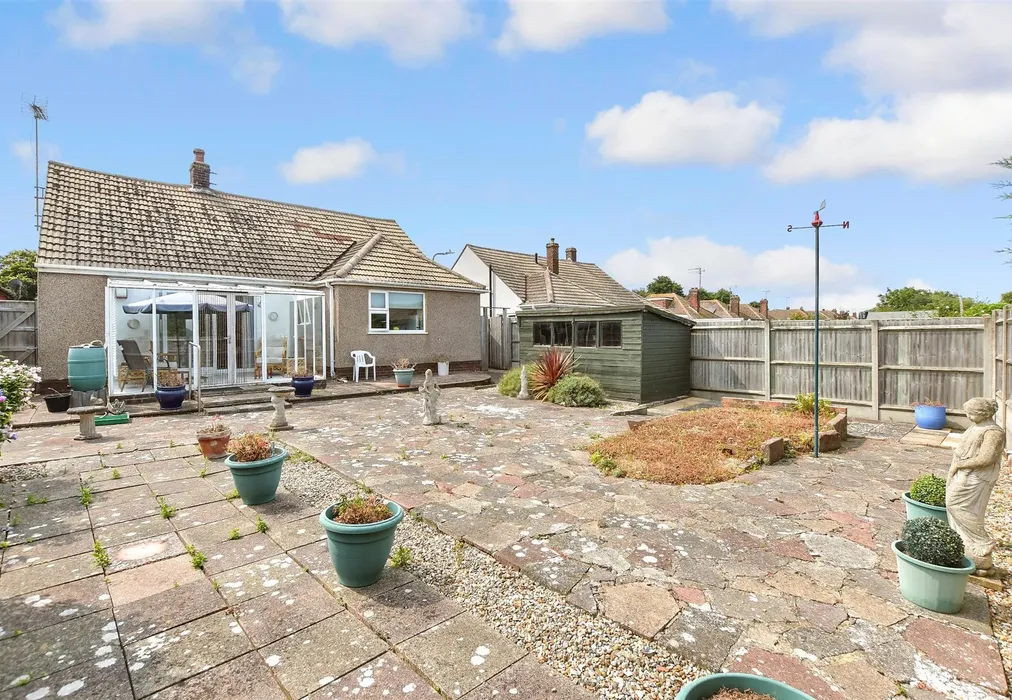 Rear Garden - Northdown Road, Cliftonville, Margate, Kent - Wards of Kent