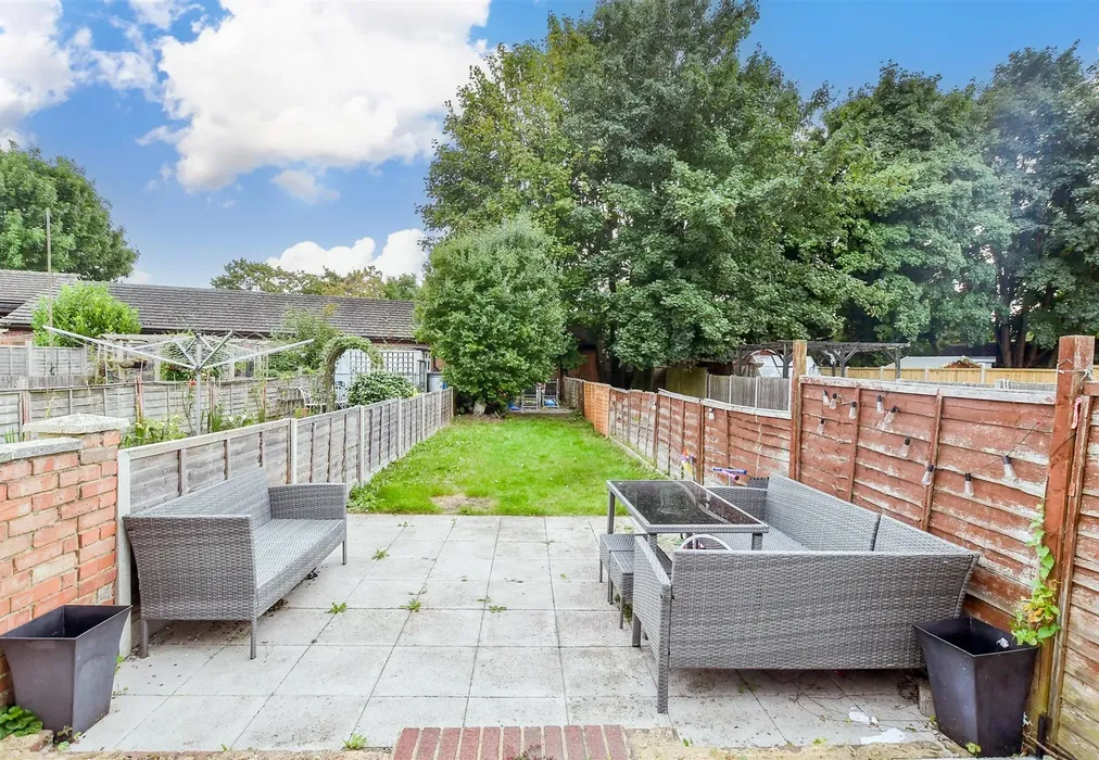 Rear Garden - Malling Road, Snodland, Kent - Wards of Kent