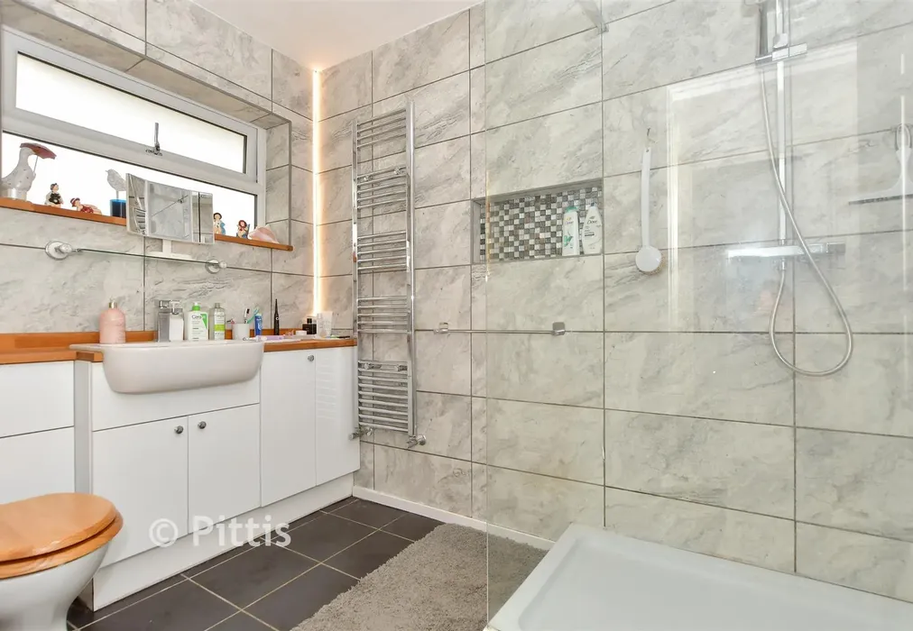 Shower Room - Wrax Road, Brading, Sandown, Isle of Wight - Wards of Kent