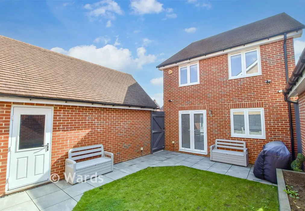Rear Garden - Oaken Wood Drive, Maidstone, Kent - Wards of Kent