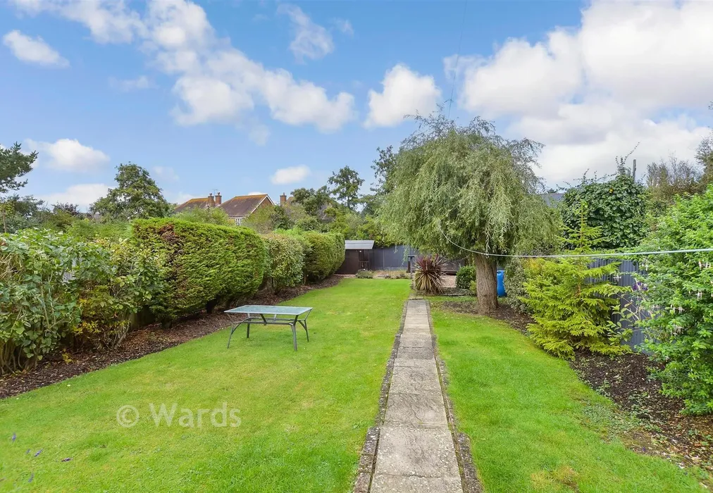 Rear Garden - Sydney Road, Whitstable, Kent - Wards of Kent