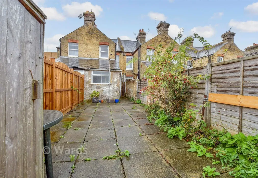Rear Garden - St. Paul's Terrace, Canterbury, Kent - Wards of Kent