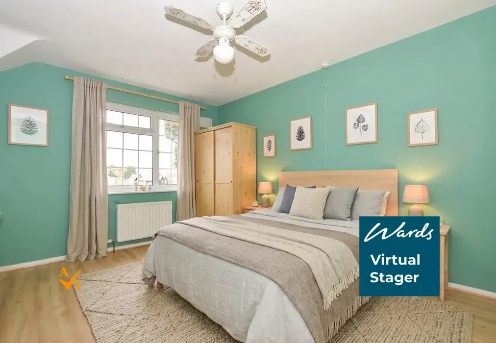 Bedroom 1 (Nordic style) - Kent Avenue, Maidstone, Kent - Wards of Kent