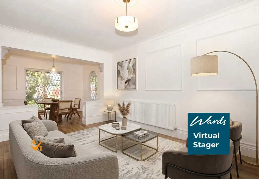 Lounge (Contemporary style) - Hever Avenue, West Kingsdown, Sevenoaks, Kent - Wards of Kent
