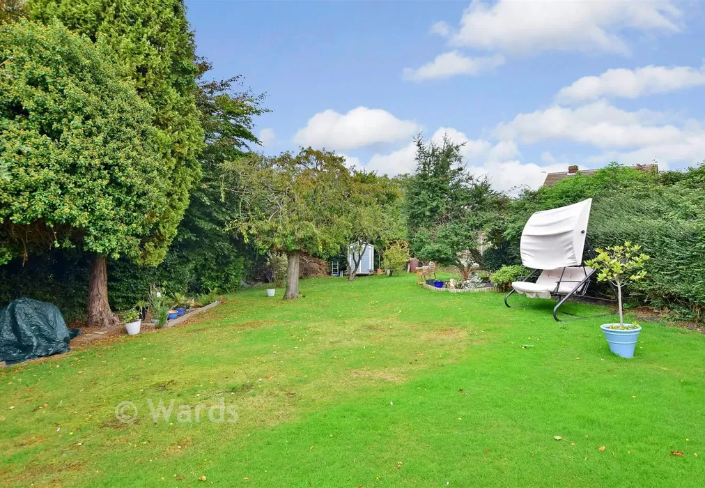 Rear Garden - Brecon Chase, Minster On Sea, Sheerness, Kent - Wards of Kent
