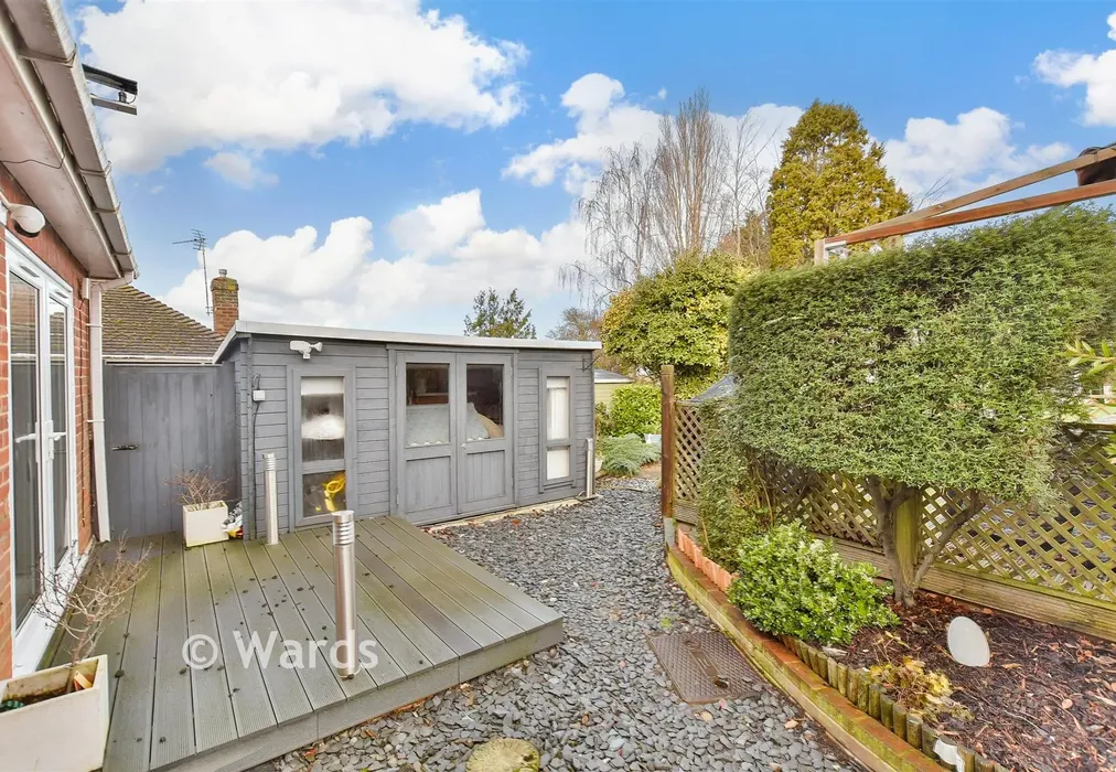 Rear Garden - Brecon Chase, Minster On Sea, Sheerness, Kent - Wards of Kent