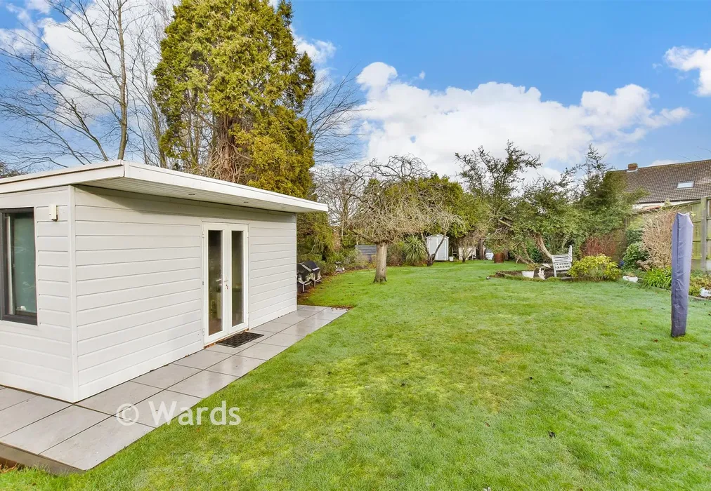 Rear Garden - Brecon Chase, Minster On Sea, Sheerness, Kent - Wards of Kent