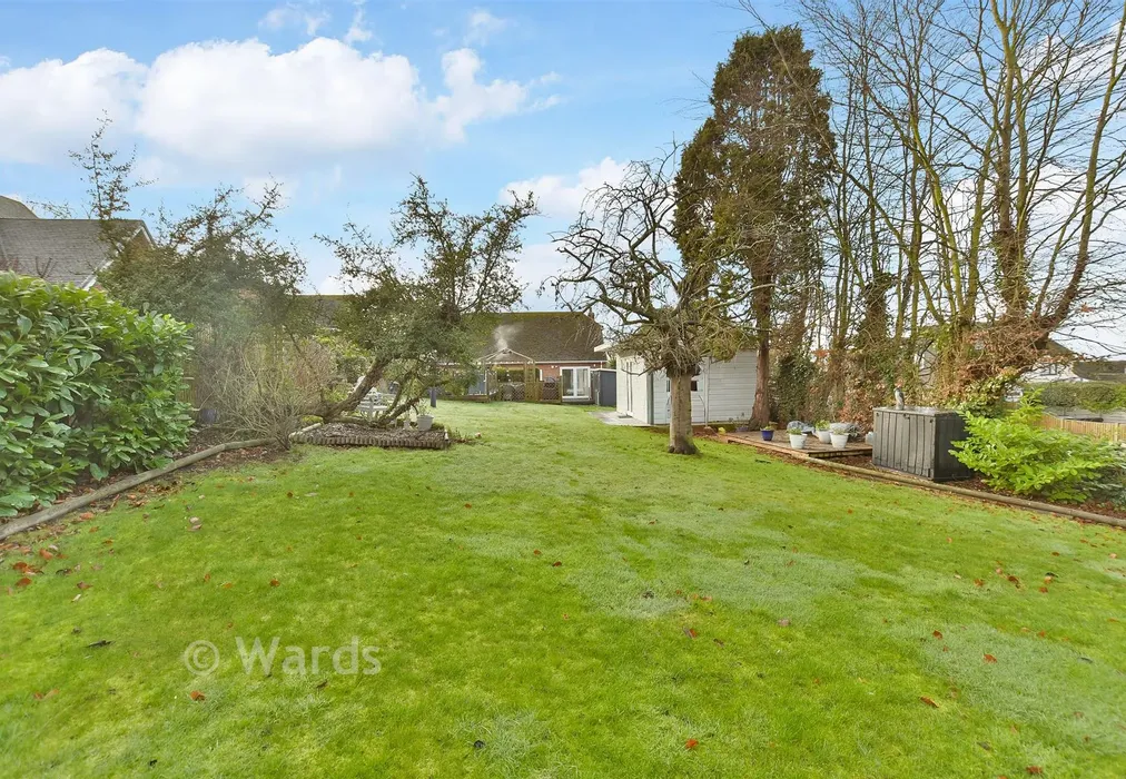 Rear Garden - Brecon Chase, Minster On Sea, Sheerness, Kent - Wards of Kent