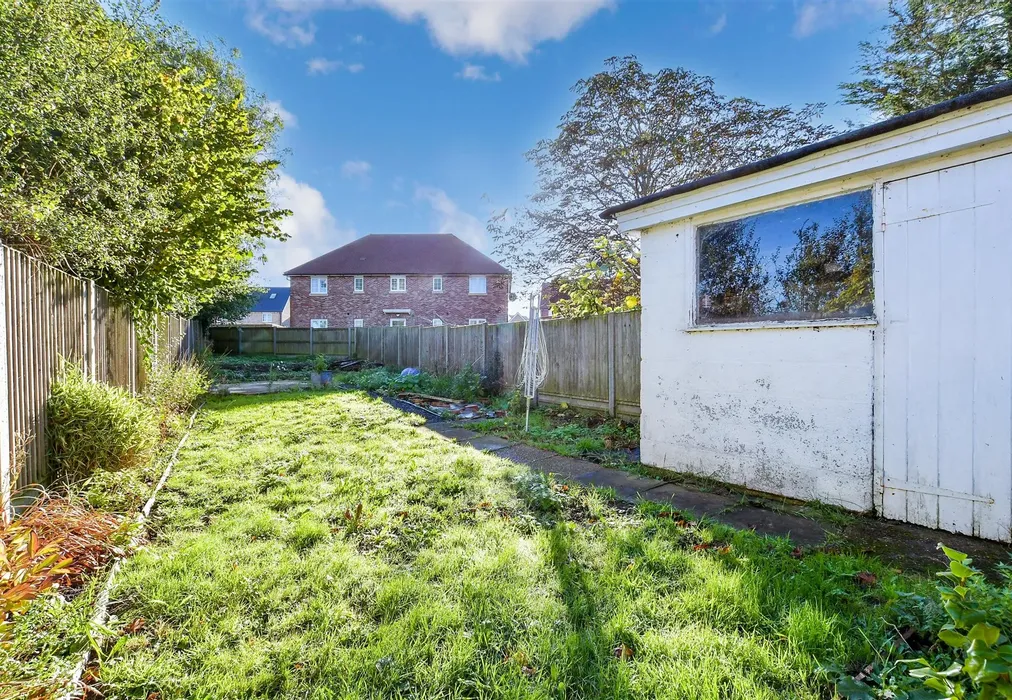 Rear Garden - Mayers Road, Walmer, Deal, Kent - Wards of Kent