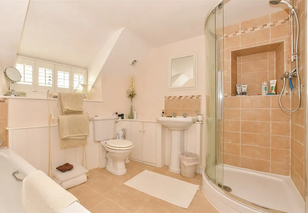 Bathroom - Church Street, Niton, Ventnor, Isle of Wight - Wards of Kent