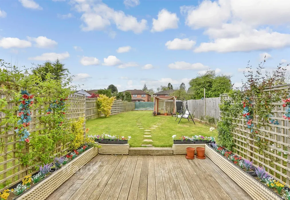 Rear Garden - Sutton Road, Maidstone, Kent - Wards of Kent