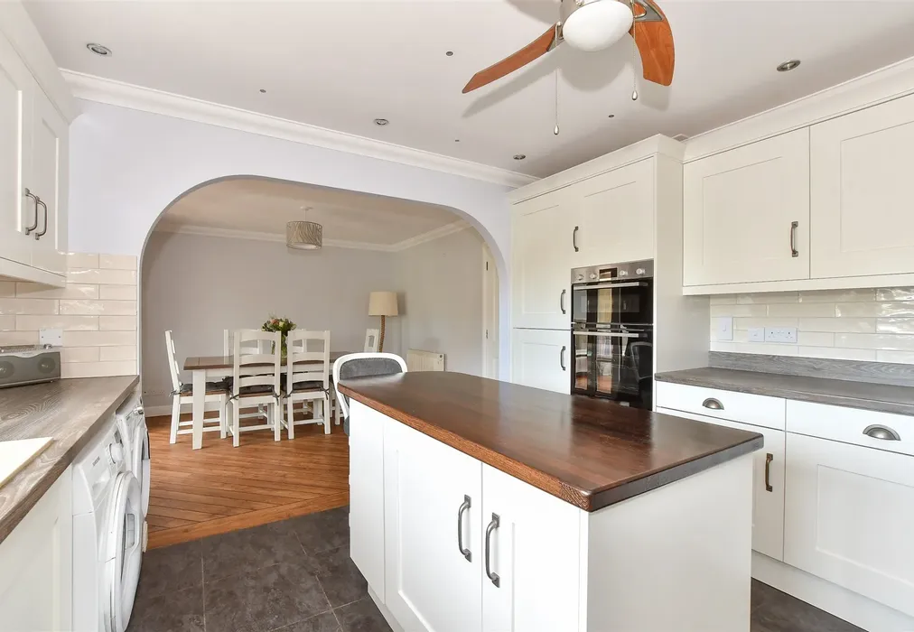 Kitchen - Cliff Road, Lake, Isle of Wight - Wards of Kent