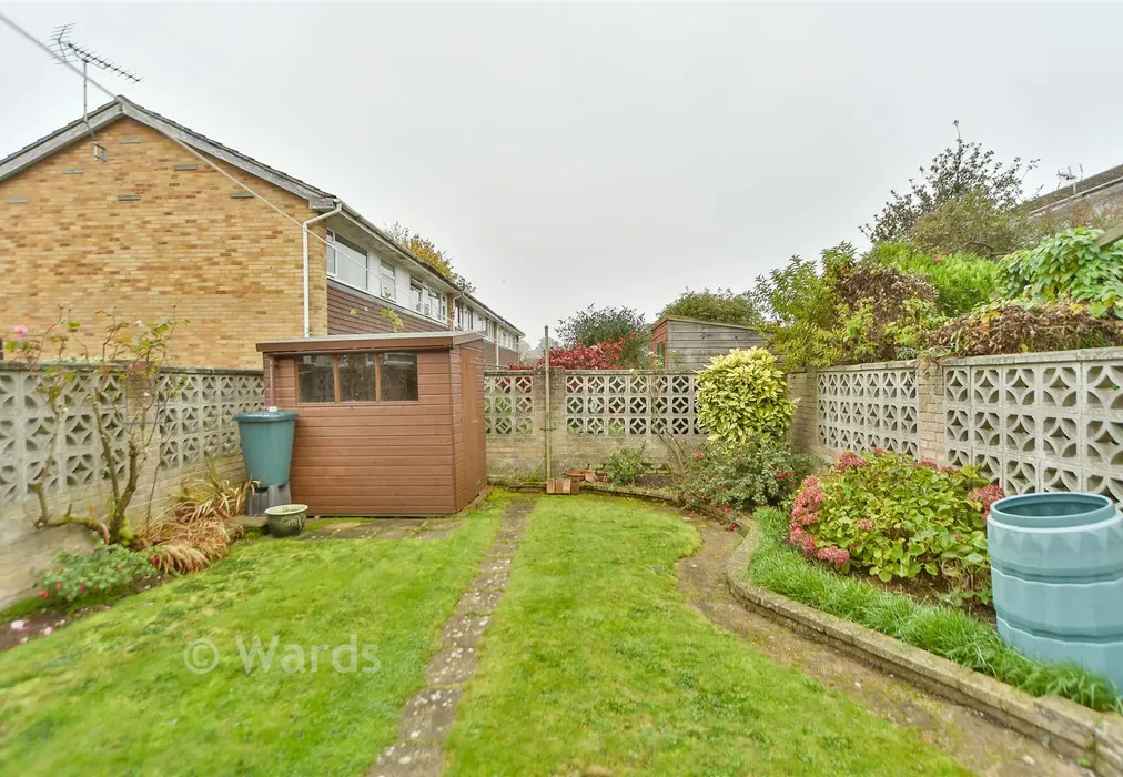 Rear Garden - Gadby Road, Sittingbourne, Kent - Wards of Kent