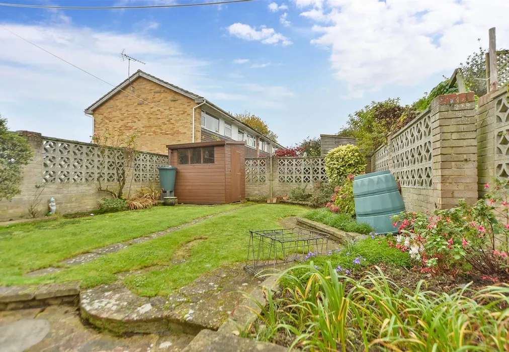 Rear Garden - Gadby Road, Sittingbourne, Kent - Wards of Kent
