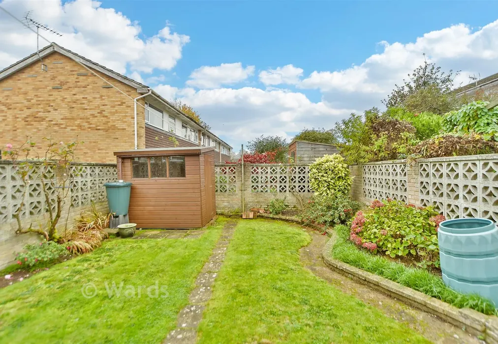 Rear Garden - Gadby Road, Sittingbourne, Kent - Wards of Kent