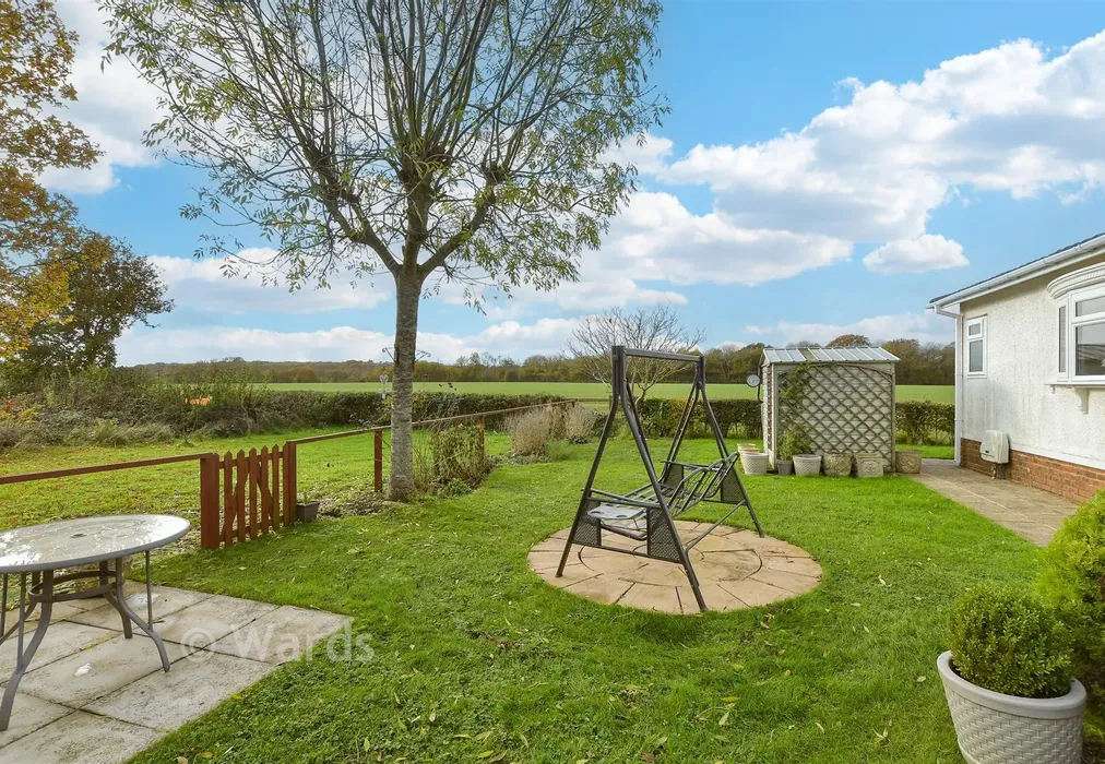 Rear Garden - Stone Street, Petham, Canterbury, Kent - Wards of Kent