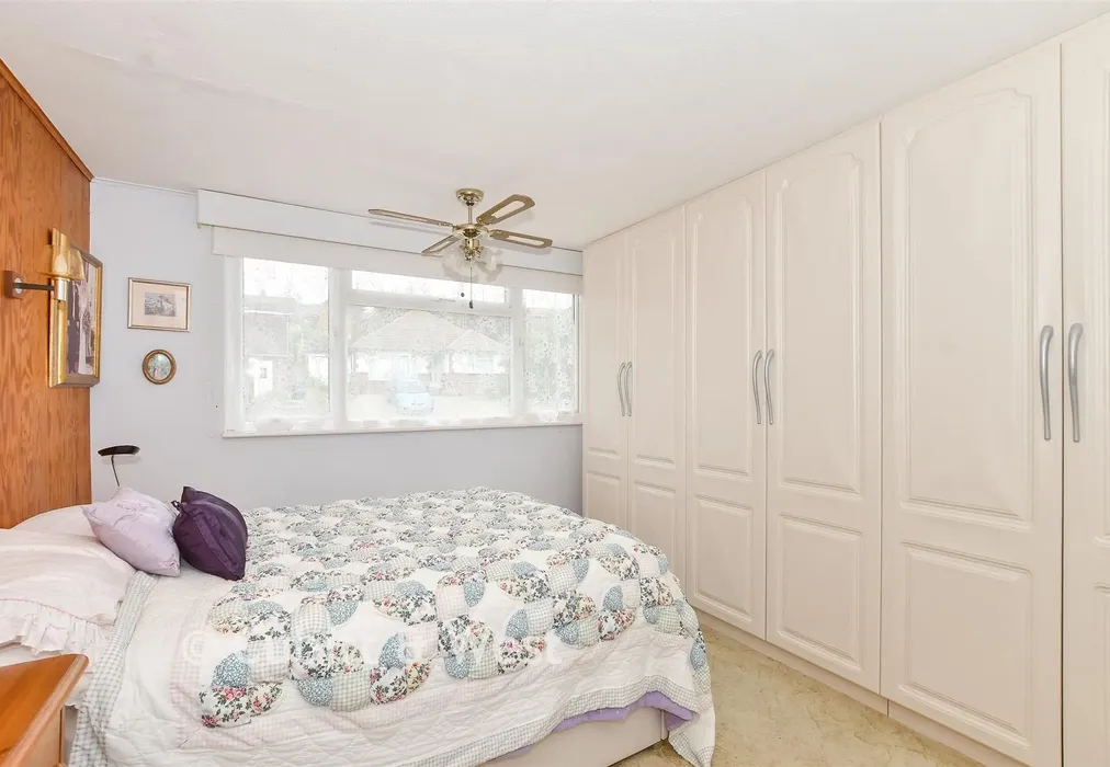 Bedroom 1 - Warren Way, Woodingdean, Brighton, East Sussex - Wards of Kent