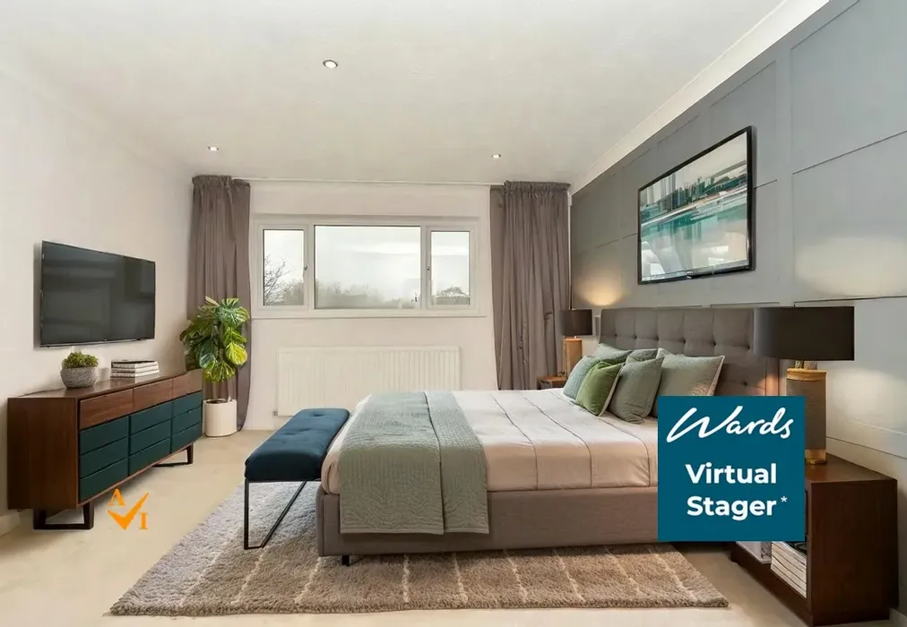 Bedroom 1 (Modern style) - Draysfield, Wormshill, Sittingbourne, Kent - Wards of Kent