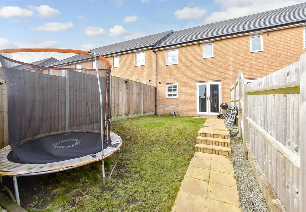 Rear Garden - Stonechat Lane, Whitfield, Dover, Kent - Wards of Kent