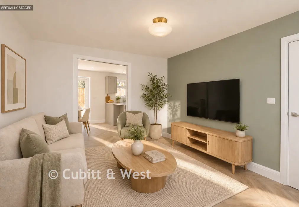 13 - Lounge CGI - Quarry Way, Southwater, Horsham, West Sussex - Wards of Kent