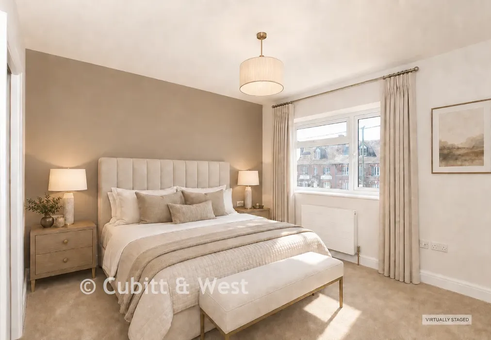 5 - Bedroom 1 Virtual - Quarry Way, Southwater, Horsham, West Sussex - Wards of Kent