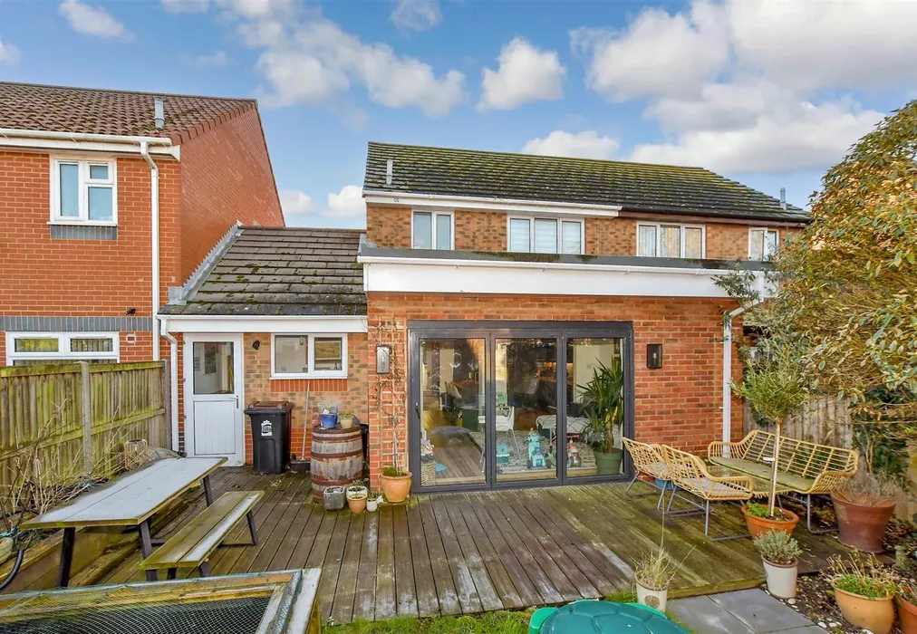 Rear Elevation - Vlissingen Drive, Deal, Kent - Wards of Kent