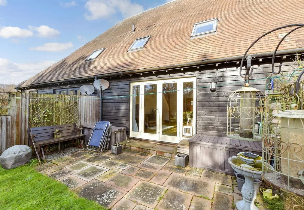 Patio / Decking - Peene Farm, Peene, Folkestone, Kent - Wards of Kent
