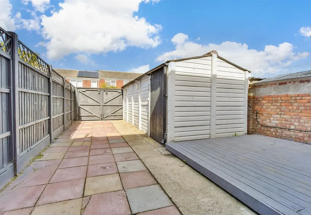 Rear Garden - Blythe Close, Sittingbourne, Kent - Wards of Kent
