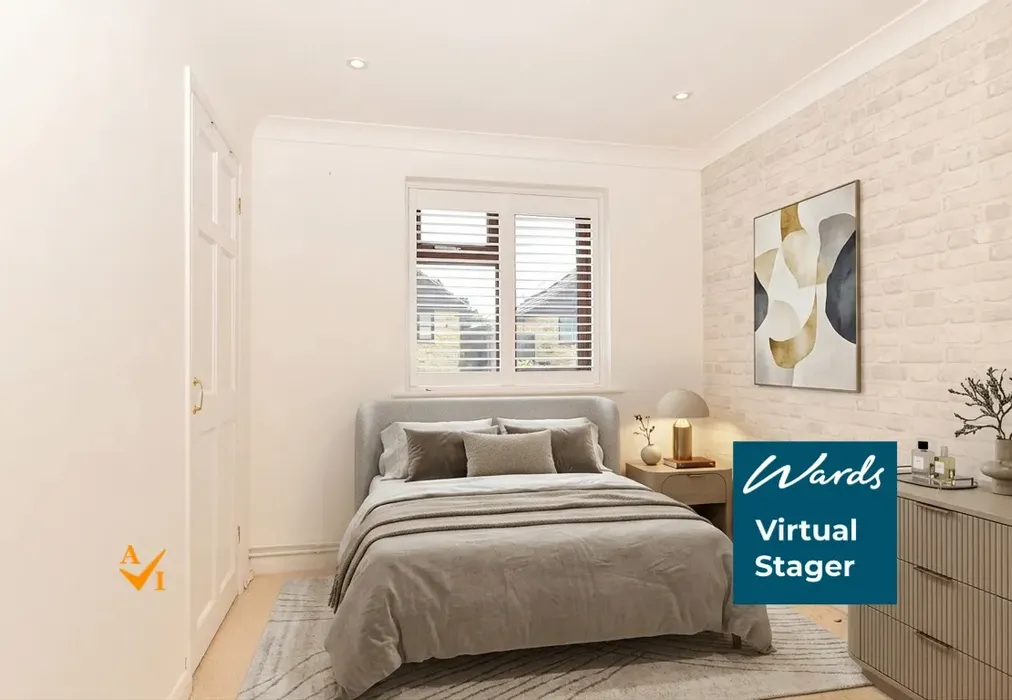 Bedroom 2 (Contemporary style) - Woodside, Dunkirk, Faversham, Kent - Wards of Kent
