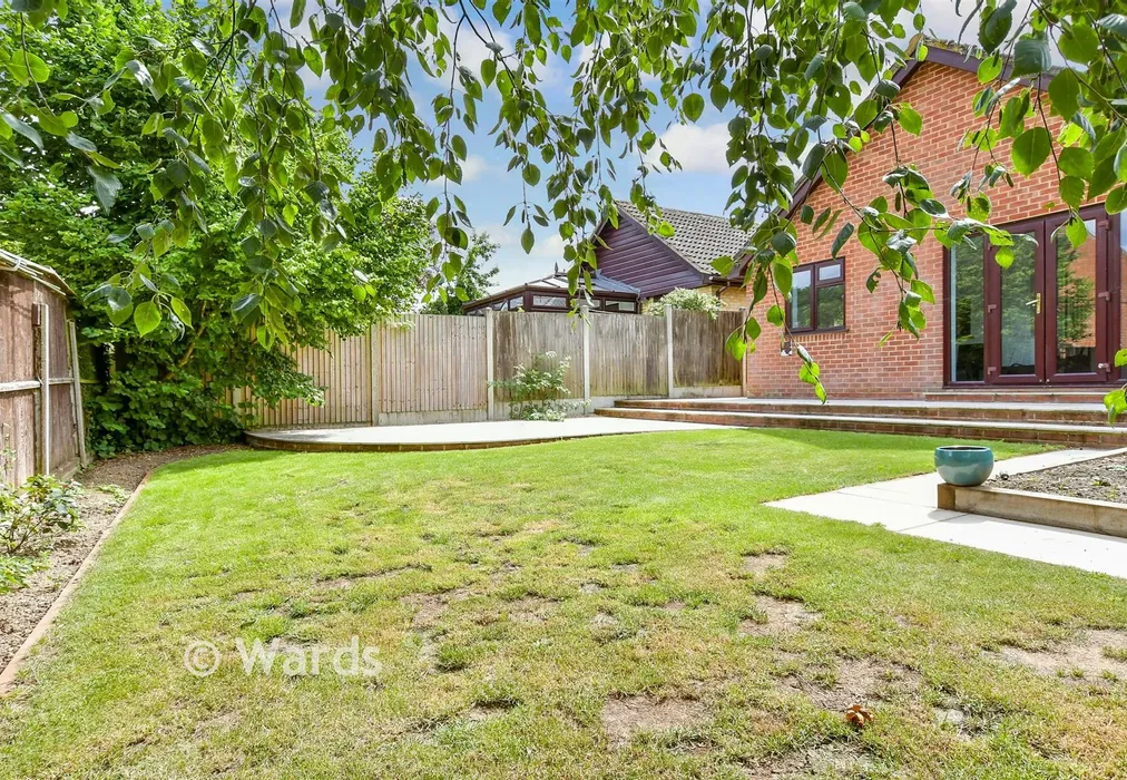 Rear Garden - Woodside, Dunkirk, Faversham, Kent - Wards of Kent