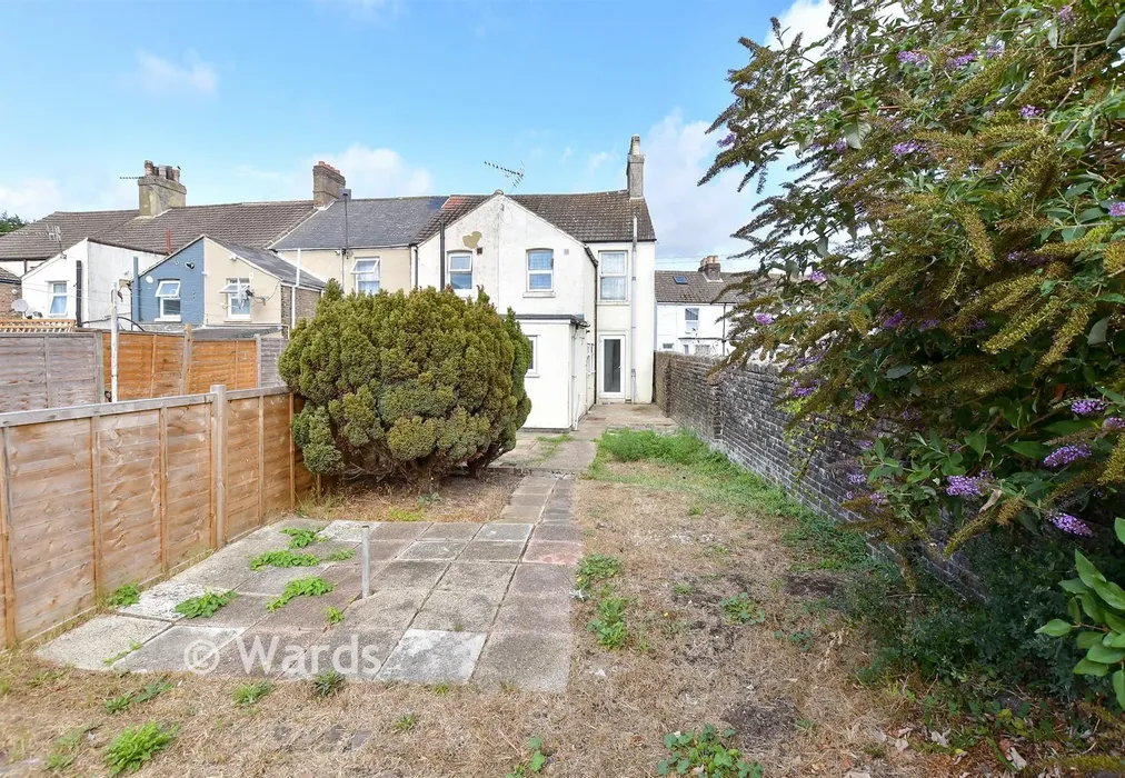 Rear Garden - St. Radigund's Road, Dover, Kent - Wards of Kent
