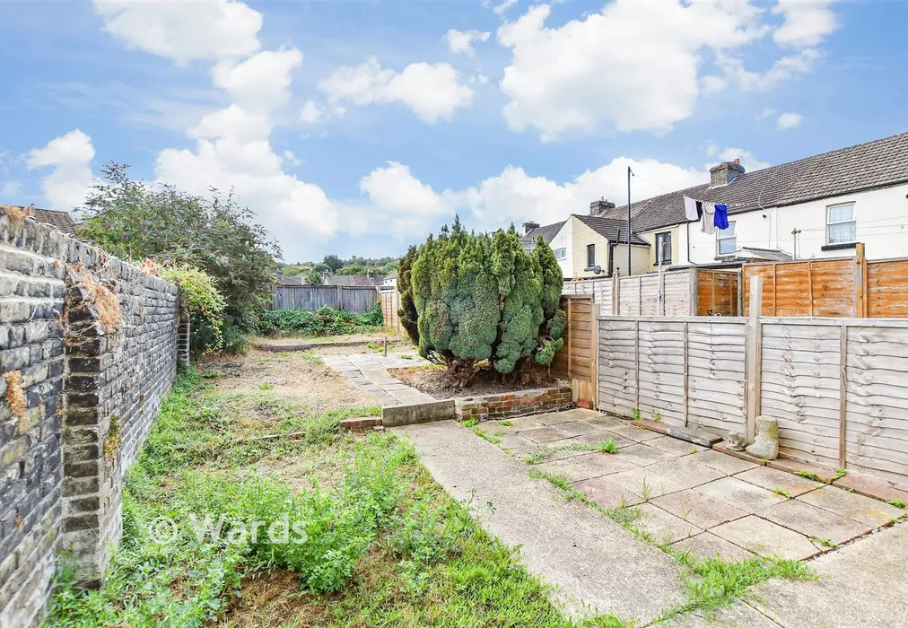 Rear Garden - St. Radigund's Road, Dover, Kent - Wards of Kent
