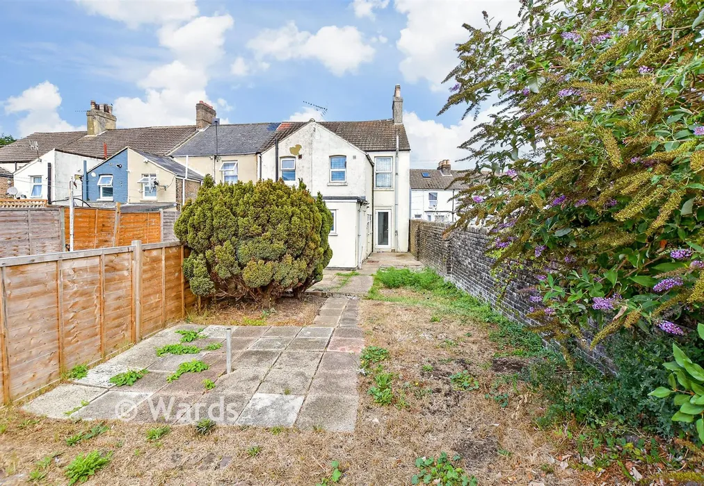 Rear Garden - St. Radigund's Road, Dover, Kent - Wards of Kent