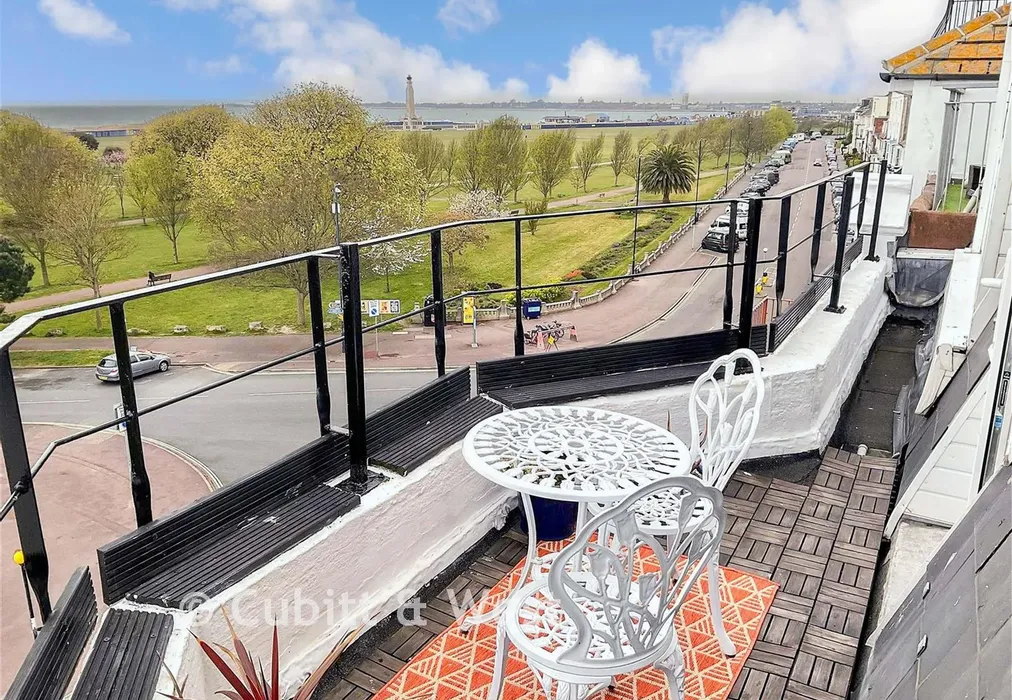 Balcony View - Clarence Parade, Southsea, Hampshire - Wards of Kent