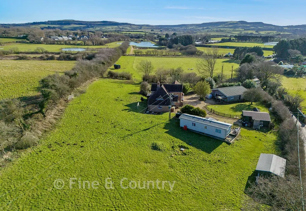 Aerial Elevation** - Harbors Lake Lane, Newchurch, Sandown, Isle of Wight - Wards of Kent