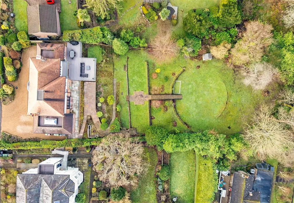 Aerial View Of Plot - Argyle Road, Southborough, Tunbridge Wells, Kent - Wards of Kent