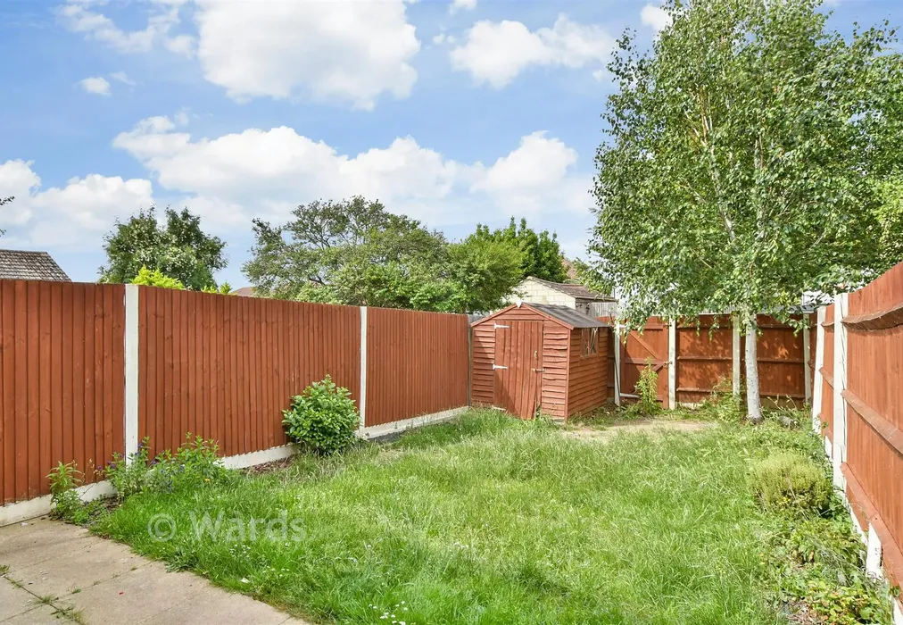 Rear Garden - Western Terrace, Dartford, Kent - Wards of Kent