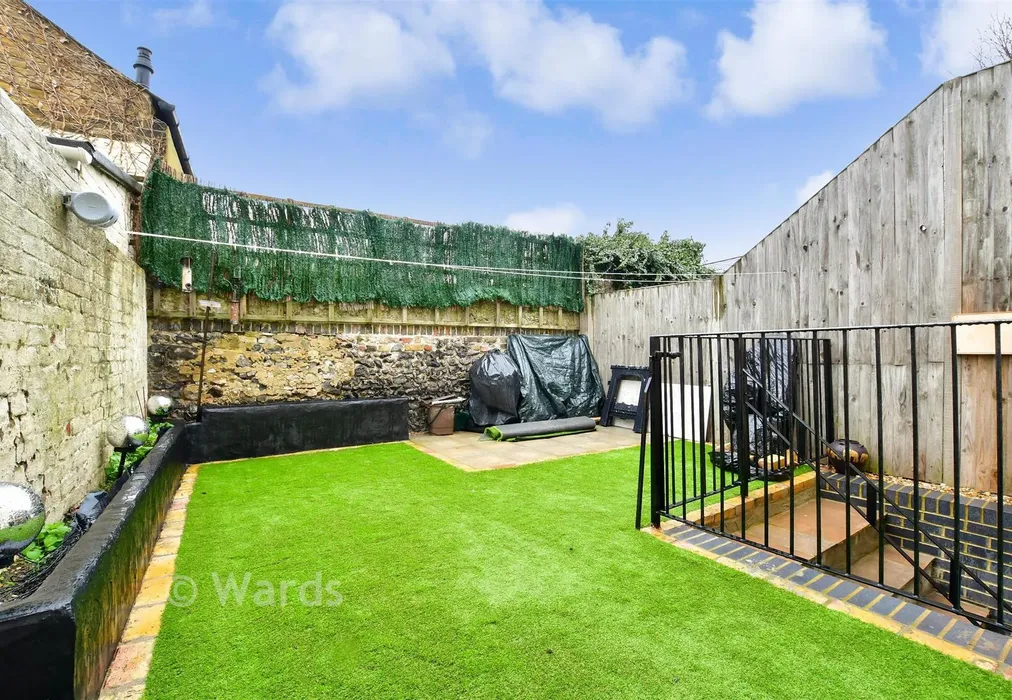 Rear Garden - Caroline Square, Margate, Kent - Wards of Kent